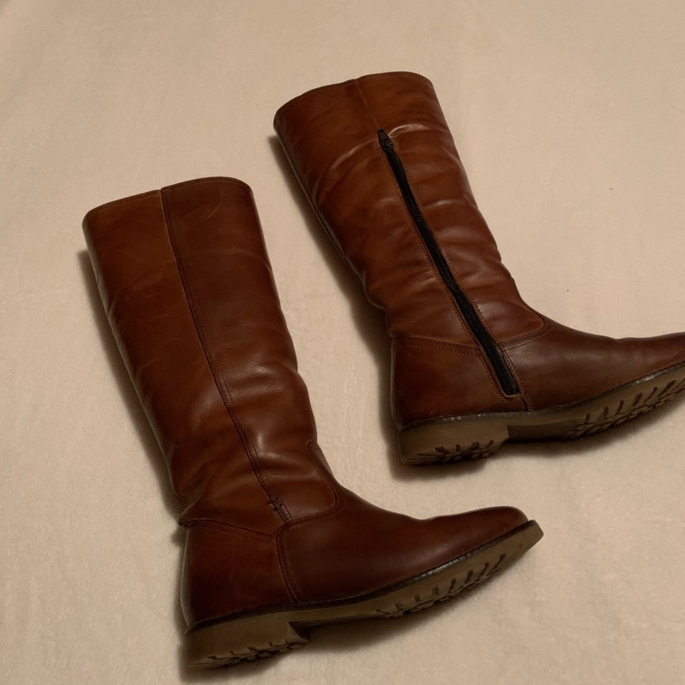 Town Shoes Leather Boots